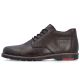 3. Men's brown leather ankle boots, insulated, Rieker 10507-25