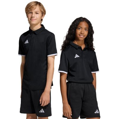 9. adidas Entrada 26 Polo Kids T-Shirt Black JZ6629