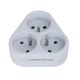 2. ESPERANZA ELK303W 3-OUTLET ELECTRIC SOCKET WHITE