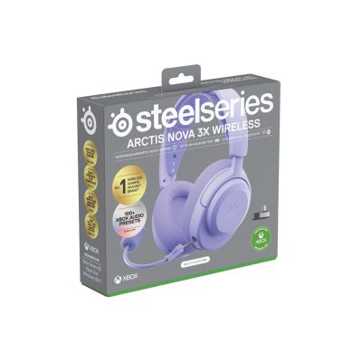 17. Steelseries Arctis Nova 3X Wireless for Xbox headphones, Levander