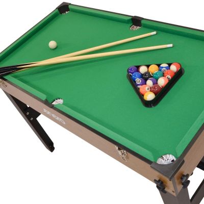 19. 3-in-1 WOODEN TABLE FOR FOOTBALL, BILLIARDS, AIR HOOKUP 121x61x81CM
