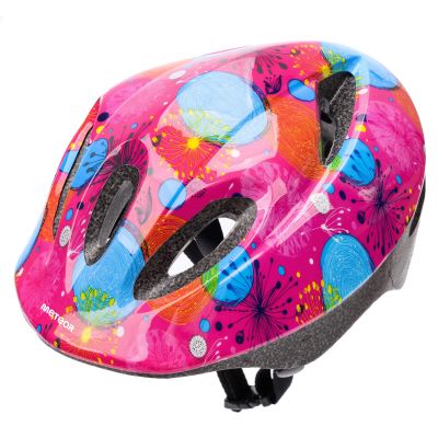 38. Meteor KS05 pink bicycle helmet