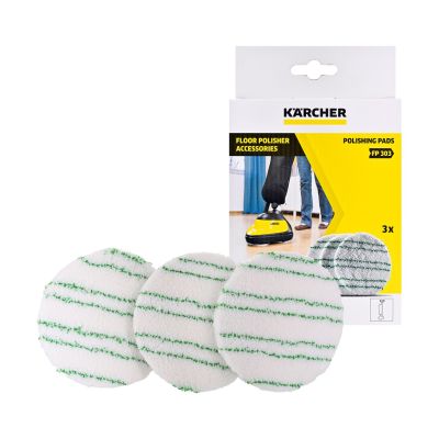 2. Polishing pads - varnished parquet / laminate - 3 pcs. KARCHER - 2.863-197.0