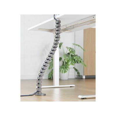 7. Equip 650860 Cable Organizer Desk Cable Sleeve Gray 1 pc.