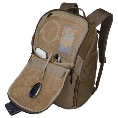 3. Thule Chasm TCHB215 Deep Khaki Backpack Polyester Hiking Backpack