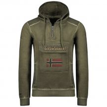 Geographical Norway Gymclass EO Tiedye Badge sweatshirt M WU8270H-GNO-KAKI