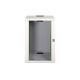 3. Digitus Unique 19" 20U wall-mounted network cabinet 600x450, glass door, gray, undivided, assembled, 100kg
