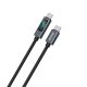 2. Dudao L7C USB-C - USB-C 100W Cable with LED Display 1m - Black