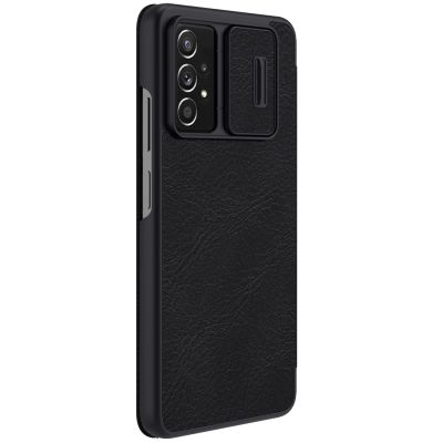 6. Nillkin Qin leather holster case for Samsung Galaxy A73 black