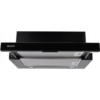 MAAN Corona 2 G 50 telescopic hood black - black glass front