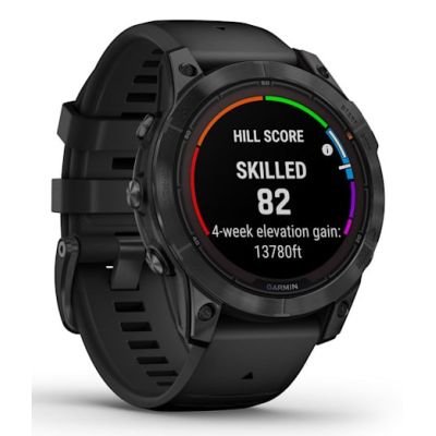 16. Garmin Fenix 7 Pro Solar Edition Slate Grey / Black Band Sports Watch