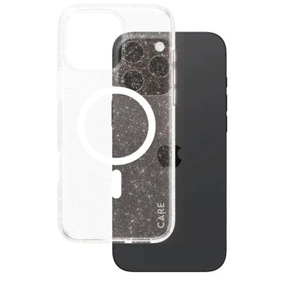2. CARE by PanzerGlass Flagship Star Lit Case iPhone 16 Pro Max 6.9" white/white MagSafe 1344