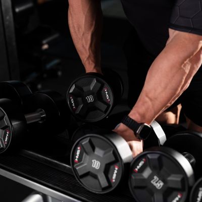 3. HPC 10 KG POLYURETHANE Dumbbell CPU HMS