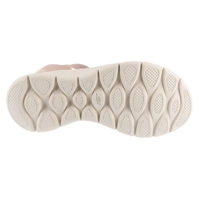 4. Skechers Slip-Ins: Go Walk Flex Sandal - Glimmer Up 141489-ROS Pink 36