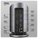 3. Axagon HMC-WL9 Wired USB 3.2 Gen 2 (3.1 Gen 2) Type-C Docking Station, Grey