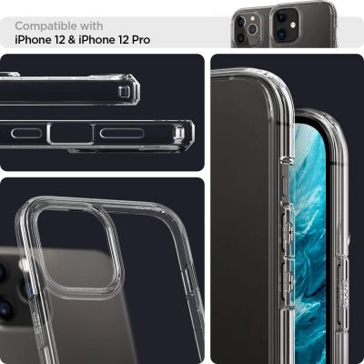 17. Spigen Ultra Hybrid Case for iPhone 12 / iPhone 12 Pro - Clear