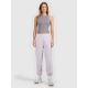 5. Women's slim ribbed knit top 4F 4FRAW25TSLEF310-25S
