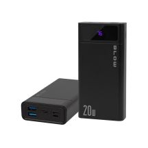 BLOW POWER BANK 20000MAH QC+PD 20W + LIGHTNING BLACK PB20E