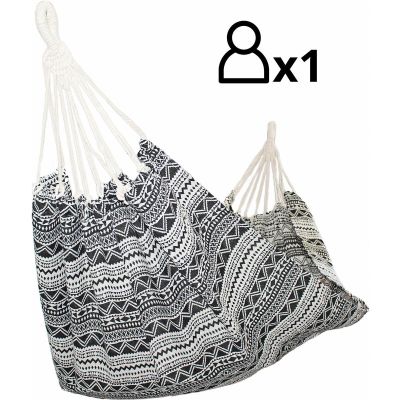 3. GARDEN HAMMOCK FOR 1 PERSON 200x100CM ETHNO WITH COVER 1063980