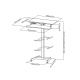 8. MACLEAN ELECTRIC DESK, TABLE, WORKStation, HEIGHT ADJUSTMENT, MAX HEIGHT 122 CM, MAX LOAD 37 KG - FOR SITTING AND STANDING WORK MC-835
