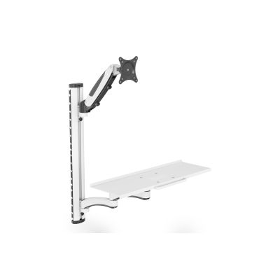 5. Single wall-mounted arm 1xLCD + keyboard, max. 32" and 8kg, 360° tilt and rotation (PIVOT)