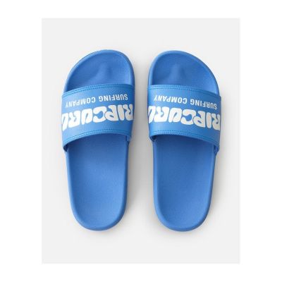 3. RIP CURL Icons Bloom Slide-Kids Beach Flip-Flops Blue