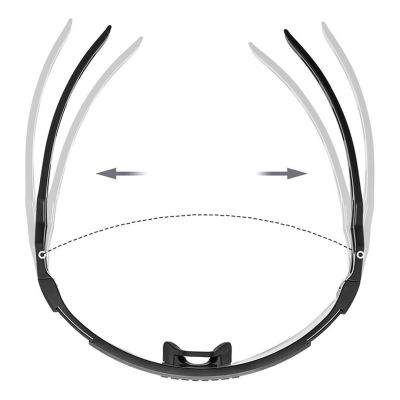 3. Rockbros Photochromic Cycling Glasses with UV Protection and Corrective Insert - Green