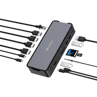 5. Verbatim CDS-15 Wired USB 3.2 Gen 1 (3.1 Gen 1) Type-C Black, Grey