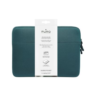 2. Puro Slim Pocket 13" Laptop Bag - Green