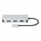 4. MANHATTAN 8-in-1 USB-C Docking Station with USB 3.2 Gen 1 Power Delivery Type-C Male to HDMI Female, Three USB-A Ports, Gigabit RJ45 Port, USB-C Power Delivery Port, SD/MicroSD Card Reader, Aluminum, Space Gray (13061)