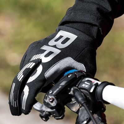 4. Rockbros cycling gloves, insulated, long, size: XL - black and gray