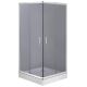 Square shower cabin 90 cm