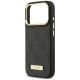 6. Guess 4G Logo Plate MagSafe Case for iPhone 18 Pro / 17 Pro – Black