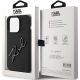 8. Karl Lagerfeld Silicone Karl Script case for iPhone 15 Pro - black