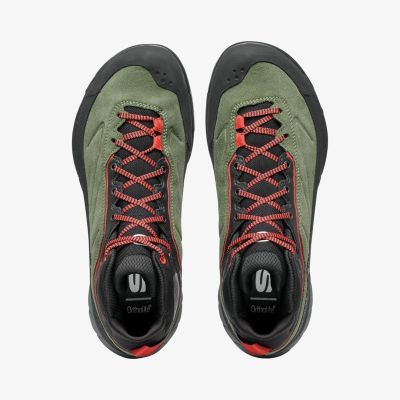 4. Scarpa Rapid XT Mid GTX Women's Approach Shoes - Birch/Coral Size: 37_5