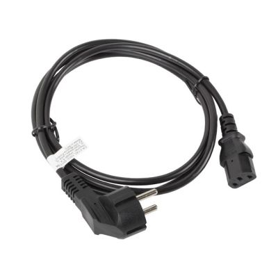 Lanberg CA-C13C-10CC-0018-BK cable (C13 / IEC C13 / IEC 320 C13 F - Shuko M; 1.8m; black)