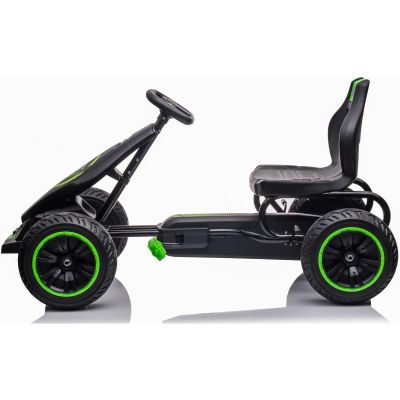 6. ENERO 18 PEDAL GO-KART BLACK AND GREEN