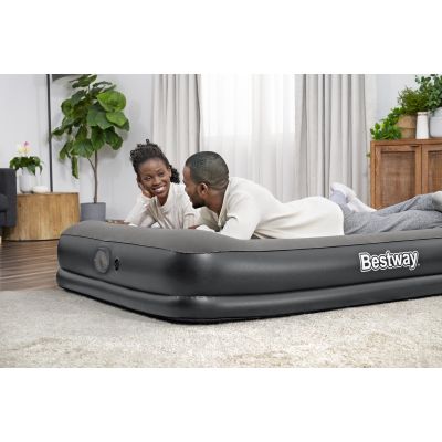 6. Bestway 671BU Air Mattress Double Mattress Gray