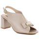 2. Women's beige Jezzi RMR25112-3 block heel sandals with bow