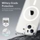 4. ESR Classic Hybrid Halolock Case with MagSafe for iPhone 13 / iPhone 14 - Clear