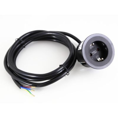 6. Bachmann 926.001 Type F Electrical Socket Black