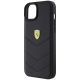 6. Ferrari FEHCP15MRDUK iPhone 15 Plus 6.7" black/black hardcase Quilted Metal Logo