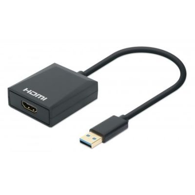 2. Manhattan 153690 Wired Docking Station USB 3.2 Gen 1 (3.1 Gen 1) Type-A Black