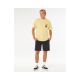 4. RIP CURL Search Dawn Tee Yellow Men's T-Shirt