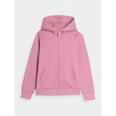 6. Girls' sweatshirt with a hood, 4F Junior