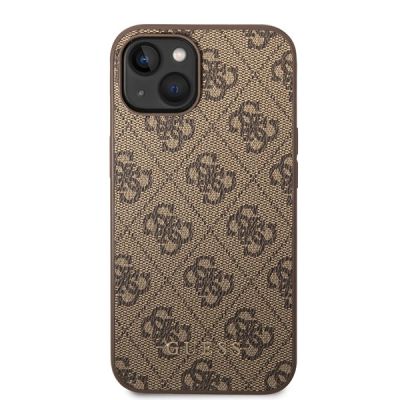 3. Guess GUHCP15MG4GFBR iPhone 15 Plus 6.7" brown/brown hard case 4G Metal Gold Logo