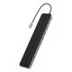 Baseus EliteJoy Gen2 Universal 12-in-1 USB HUB with 25cm USB-C Cable, Notebook Stand, USB-A / USB-C / DP / HDMI / SD / TF / RJ45 / 3.5mm Jack / PD 100W Gray (WKSX030213)