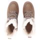 5. Beige Women’s Leather Platform Ankle Boots Filippo DBT7937
