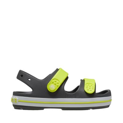 Crocs Crocband Cruiser Graphite Yellow Children's Sandals 209423 1NJ 30-31