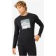 3. Men's long-sleeve shirt SUPER.NATURAL M LITHOGRAPHY MOUNTAIN LS black